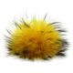 Lana Grossa Pelspompon Finnraccoon | 125-citron