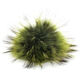 Lana Grossa Pelspompon Finnraccoon | 500-kiwi grøn/mosgrøn