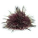 Lana Grossa Pelspompon Finnraccoon | 501-aubergine/grå