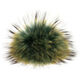 Lana Grossa Pelspompon Finnraccoon | 502-smaragd/sand