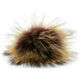 Lana Grossa Pelspompon Finnraccoon | 118-kastanje