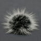 Lana Grossa Pelspompon Finnraccoon | 144-sort/hvid