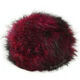 Lana Grossa Pelspompon Ræv Bicolor | 301-pink/sort