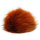 Lana Grossa Pelspompon Ræv | 09-orange