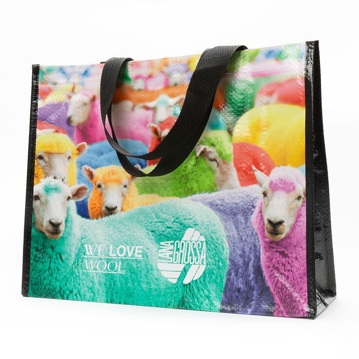 Lana Grossa Shopping bag WE LOVE (lille) | 01