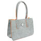 Lana Grossa XL-Shopping bag | 02-grå/orange