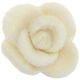 Lana Grossa Filt rose lille 12333/40mm | 02-hvid
