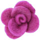 Lana Grossa Filt rose lille 12333/40mm | 10-lilla