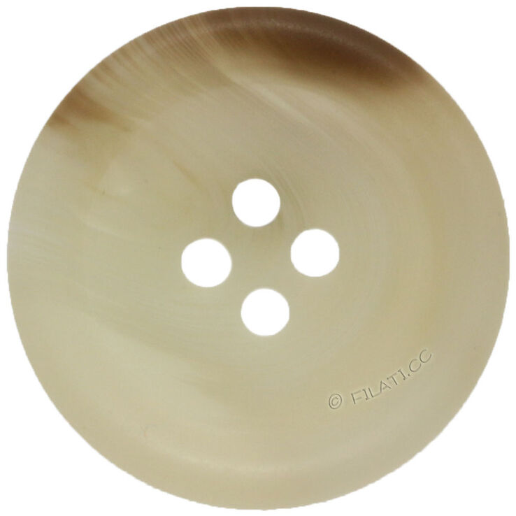 Union Knopf Knap 4 hul 23mm | 16-gråbeige