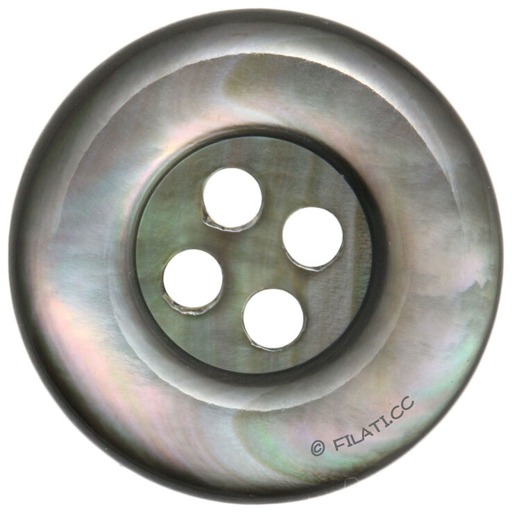 Lana Grossa UNION KNOPF 43311/23mm | 76-mørk grå