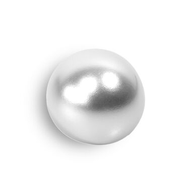 Perle med øje hvid 10mm