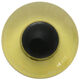 Union Knopf Teddy øje 15mm | 34-grøn/sort