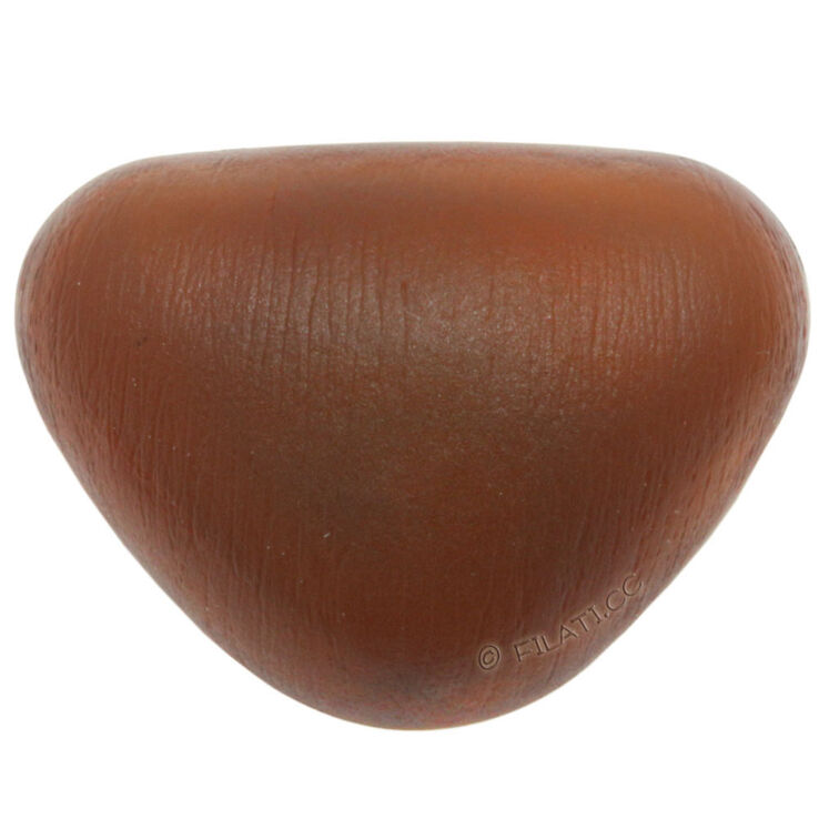Union Knopf Dyr næse 22mm | 20-brun