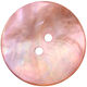Union Knopf Knap 2 hul perlemor 28mm | 46-rosa