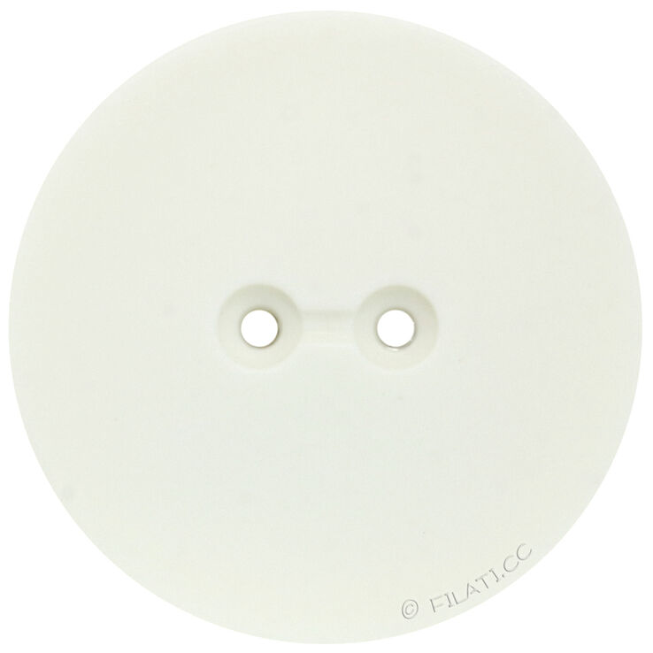 Union Knopf Knap 2 hul 28mm | 12-hvid