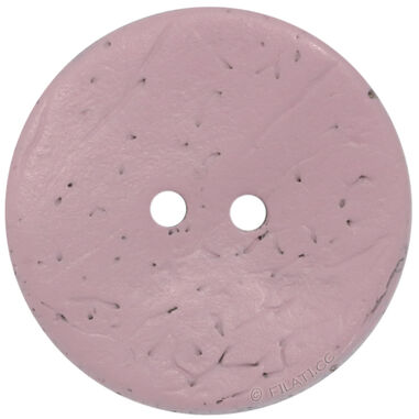 Knap med 2 hul, kokos, 23mm