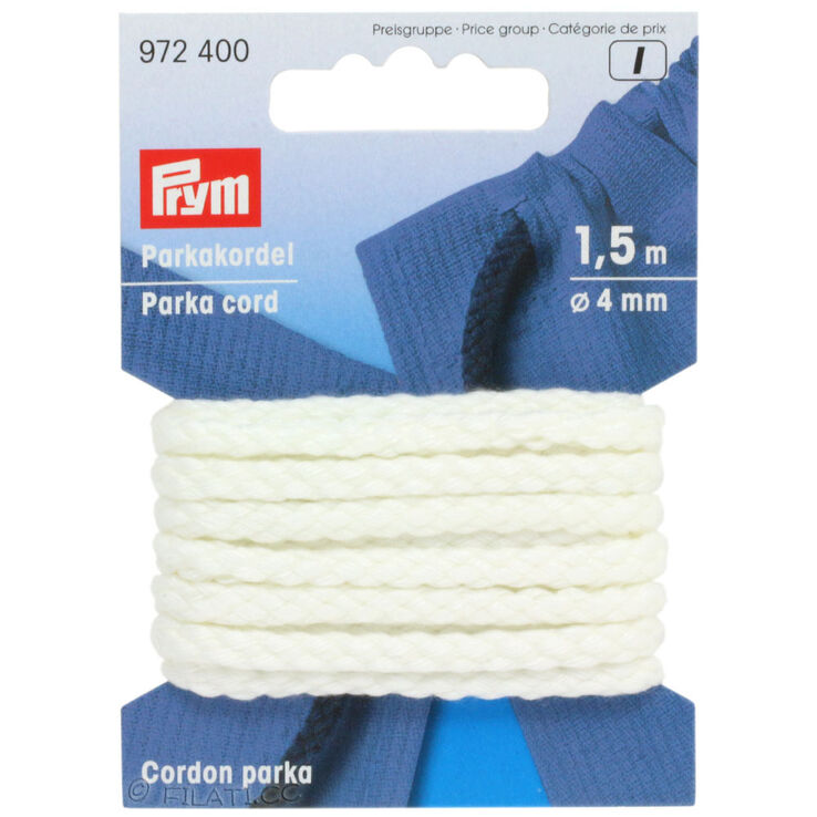 Prym Parka Ledning 1,5m | 400-hvid