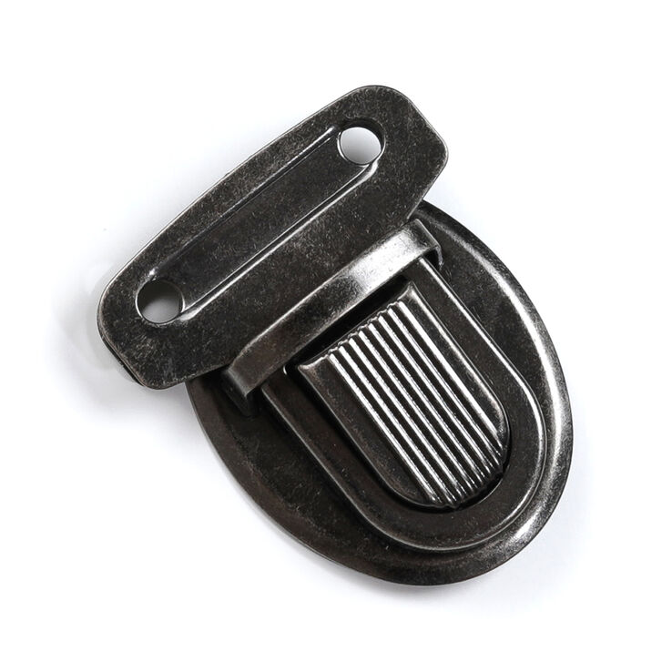 Prym tucklås 26mm | 417976-gammelsølv