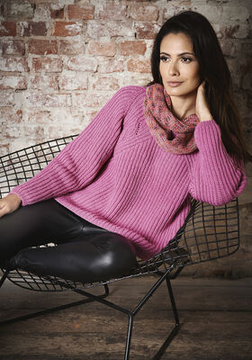 PATENTSWEATER MED RAGLANÆRMER Cool Wool Big fra Lana Grossa
