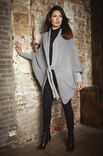 Lana Grossa JAKKE MED BROMBÆRMØNSTER Cool Wool Alpaca
