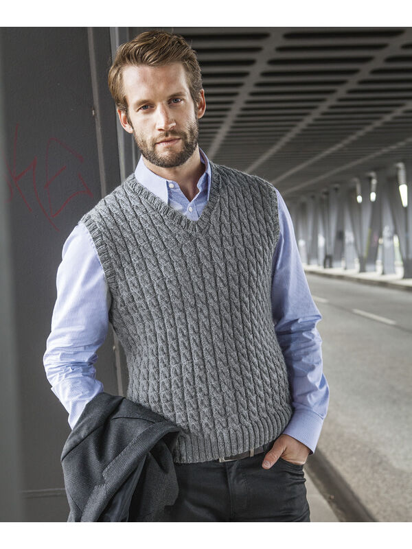 Lana Grossa SLIPOVER MED SNONINGER Cool Wool Alpaca