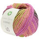 Lana Grossa A MANO (Linea Pura) | 23-pink/laks/grøngul/mudder