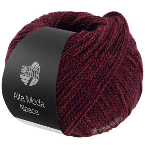 Lana Grossa ALTA MODA ALPACA | 110-sortrød