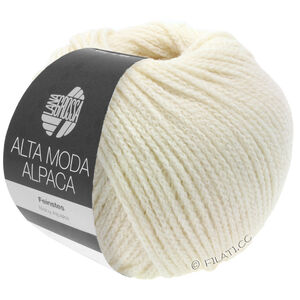 Lana Grossa ALTA MODA ALPACA | 014-rå hvid