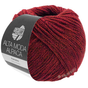 Lana Grossa ALTA MODA ALPACA | 040-mørk rød meleret