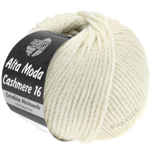 Lana Grossa ALTA MODA CASHMERE 16 | 16-rå hvid