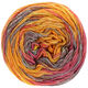 Lana Grossa ALTA MODA COTOLANA Print | 109-solgul/orange/lys oliven/grå/antikrød/tomatrød