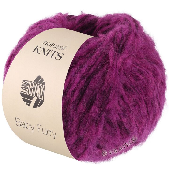 Lana Grossa BABY FURRY | 01-mørk fuchsia