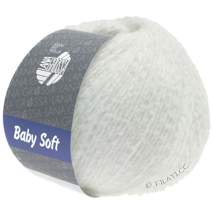 Lana Grossa BABY SOFT | 01-hvid