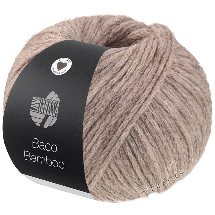 Lana Grossa BACO BAMBOO | 01-grå rosa