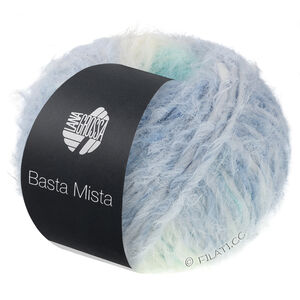 Lana Grossa BASTA MISTA | 116-rå hvid/lys grå/gråblå/hvidgrøn/turkis/mynteturkis