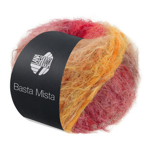 Lana Grossa BASTA MISTA | 124-gråbrun/kamel/safrangul/orange/grå rød/mørk rød/rød