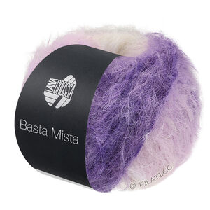 Lana Grossa BASTA MISTA | 125-mørk violet/gråviolet/violet/syren/hvid