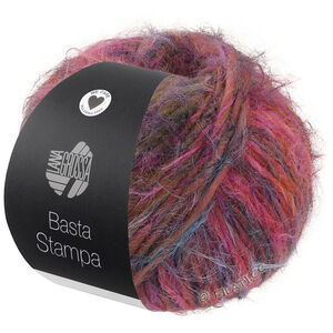Lana Grossa BASTA STAMPA | 207-sennep/pink/fuchsia/turkis/mørk grå
