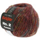 Lana Grossa BRIGITTE NO. 2 Tweed | 112-bordeaux/orange/turkis/petrol/kaki