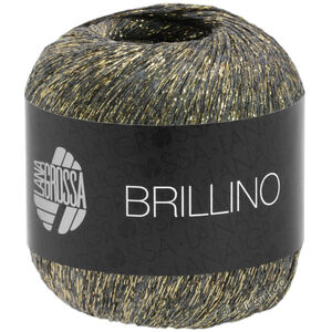 Lana Grossa BRILLINO | 05-grå/gylden