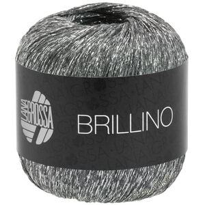 Lana Grossa BRILLINO | 06-grå/sølv