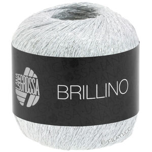 Lana Grossa BRILLINO | 10-hvid/sølv