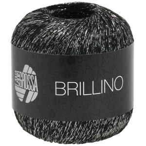 Lana Grossa BRILLINO | 13-sort/sølv