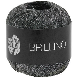 Lana Grossa BRILLINO | 18-antracit/sølv