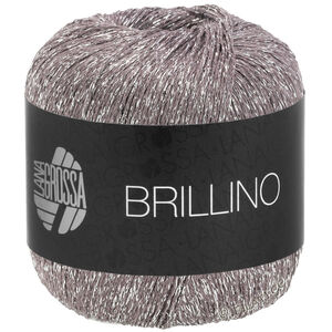 Lana Grossa BRILLINO | 28-taupe/sølv