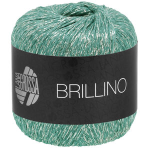 Lana Grossa BRILLINO | 36-turkis/sølv