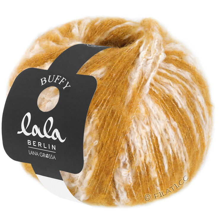 Lana Grossa BUFFY (lala BERLIN) | 08-honninggul/rå hvid