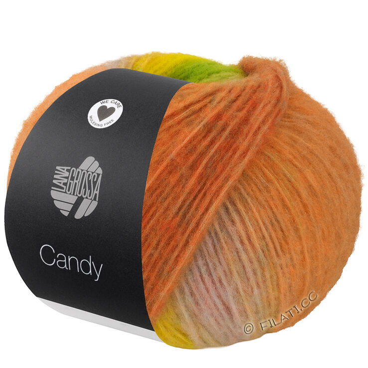 Lana Grossa CANDY | 01-gammelrosa/grå rosa/gråbeige/gulgrøn/gul/kamel/beige/mynte/orange/blå/mudder/lys grå/bleggrå