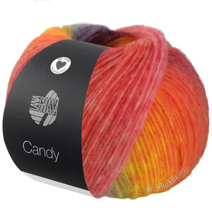 Lana Grossa CANDY | 05-abrikos/orange/mørk violet/lilla/gul/gulgrøn/mynte/fuchsia/rød/pink/rosa/mørk rød