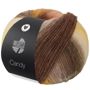 Lana Grossa CANDY | 07-lilla/limett/tomatrød/violet/mørk violet/beige/kamel/gråbrun/mørk brun/majsgul